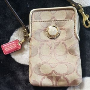 Coach wristlet